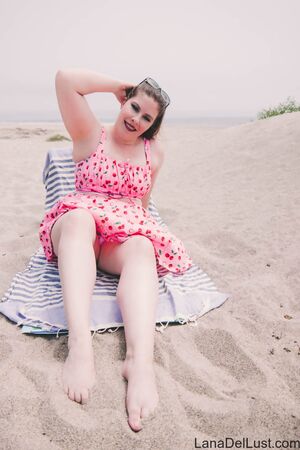 Lana Del Lust in Cherry Kiss Beach Babe