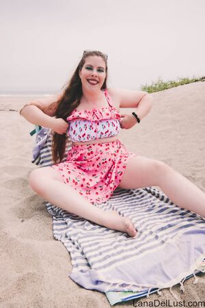 Lana Del Lust in Cherry Kiss Beach Babe