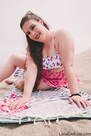 Lana Del Lust in Cherry Kiss Beach Babe