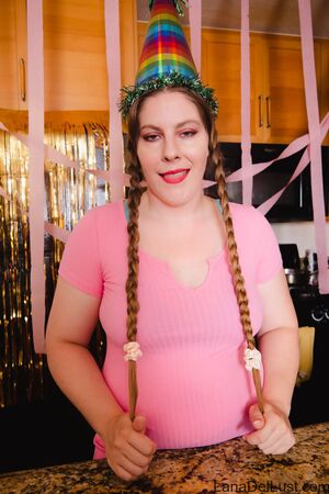 Lana Del Lust in Birthday Cupcake