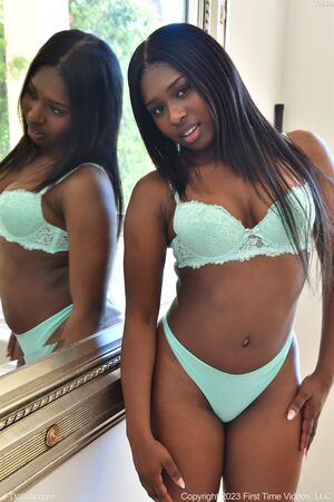 Tessa in Modeling Ebony at FTV Girls