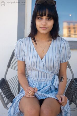 Daliah in Clear Dildo at Abby Winters