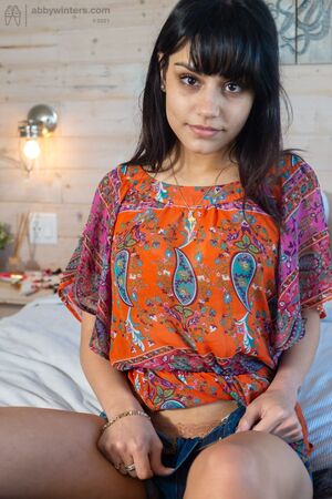 Daliah in Clear Dildo at Abby Winters