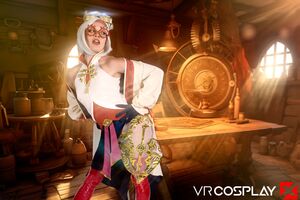 Katie Kush in Tears Of The Kingdom Purah at VR Cosplay X