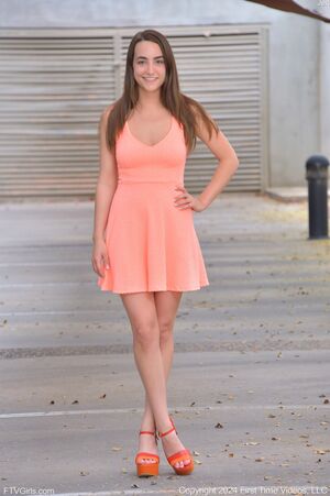 Jeri in Big Orange Heels at FTV Girls