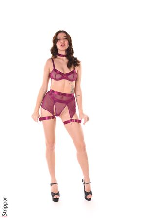 Lia Sky in Purple Sultry at IStripper