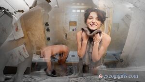 Ivy Brooks & Shrooms Q in Drooling All Over These Girls at ExCoGiGirls