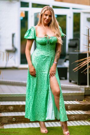 Danielle Maye in A Little Green at Hayleys Secrets
