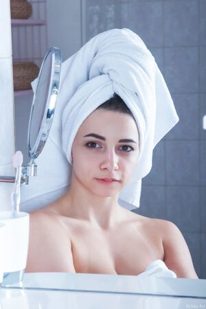 Elle Mira in V Elle-ntine at Rylsky Art