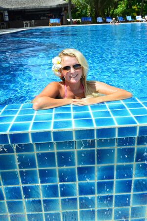 Lycia Sharyl in Maldives Mermaid