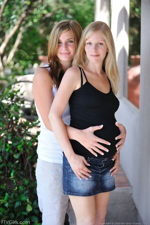 Leah in Pregnant at FTV Girls