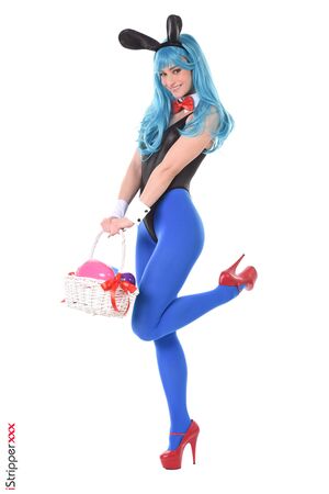 Dolly Dyson in Bunny Ballz at IStripper