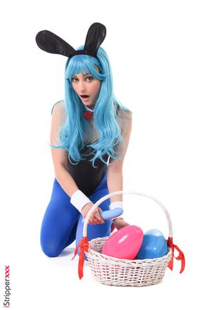 Dolly Dyson in Bunny Ballz at IStripper