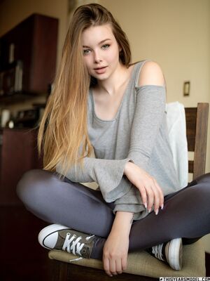 Lana Lea in Leggings at This Years Model