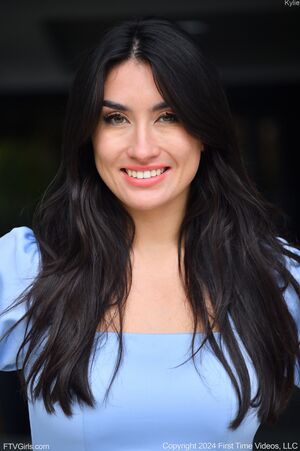 Kylie in Sexy Blue Spread at FTV Girls