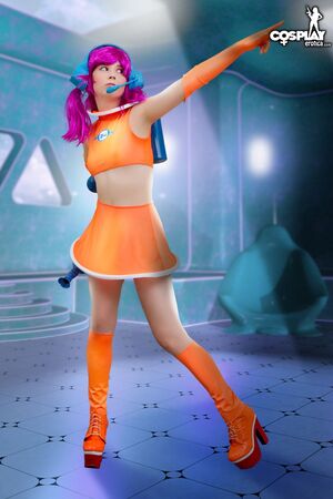 Stacy in Space Channel 34 at Cosplay Erotica
