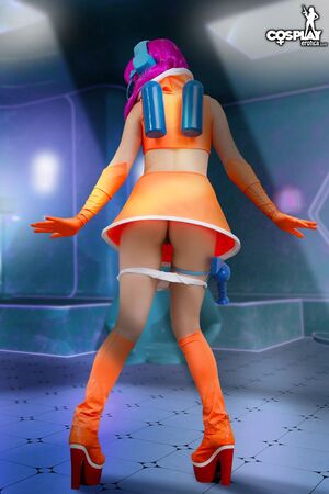 Stacy in Space Channel 34 at Cosplay Erotica