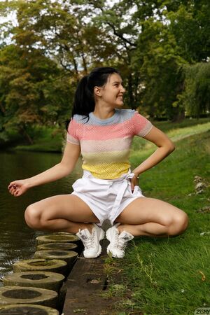 Reeson Gulbis in Adidas Bags at Zishy