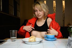 Taya Helenova in Cake And Salad at Zishy