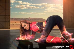 Haley Reed in Captain Marvel A XXX Parody Remastered at VR Cosplay X