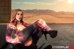 Haley Reed in Captain Marvel A XXX Parody Remastered at VR Cosplay X