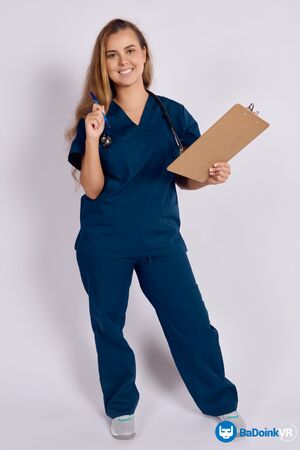 Jessie Rogers in Scrub Me Tender at BaDoinkVR