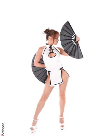 Nici in Fanning The Dragon at IStripper