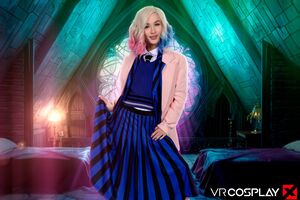 Emma Rosie in Wednesday Werewolf Enid A XXX Parody at VR Cosplay X