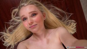 Phoebe in Tiny Girl Next Door Vs 9 Inches at Backroom Casting Couch