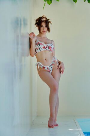 Azzurra Moretti in Hanging By The Pool at MetArt