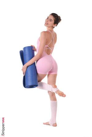 Alissa Foxy in Yoga Time at IStripper