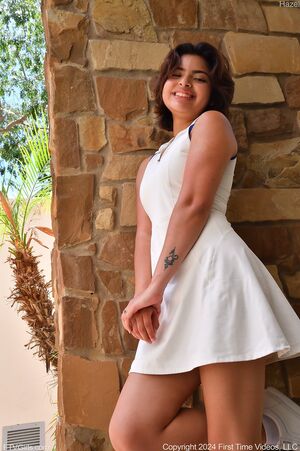 Hazel Heart in Not About Tennis at FTV Girls