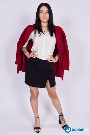 Raven Lane in Reveling In Raven at BaDoinkVR