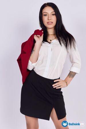 Raven Lane in Reveling In Raven at BaDoinkVR