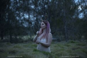 Avalon in Nude Deer at Nude Muse