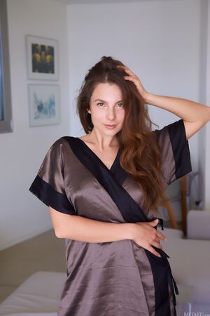 Belka in Raw Silk at MetArt