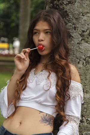 Lejandra Baez in Sucker For Subway at Zishy