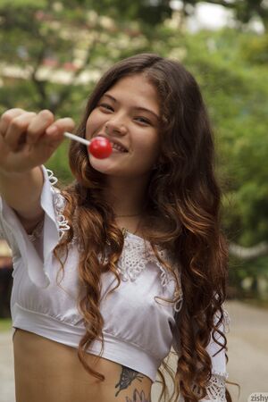 Lejandra Baez in Sucker For Subway at Zishy