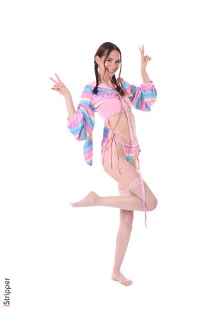 Leona Mia in Sexy In Pastel Colors at IStripper