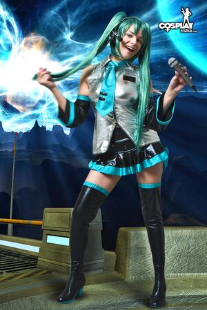 Cirmy in Miku at Cosplay Erotica