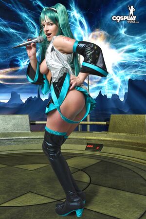 Cirmy in Miku at Cosplay Erotica