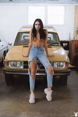 Sarah Mollica in Auto Body at Playboy