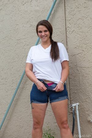 Billy Wall in Billy Wall And Her Wet Tee Shirt at Cosmid