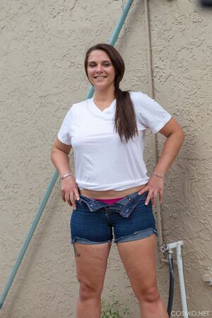 Billy Wall in Billy Wall And Her Wet Tee Shirt at Cosmid