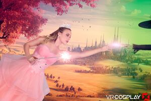 Anna Claire Clouds in Wicked Glinda A XXX Parody at VR Cosplay X
