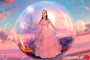 Anna Claire Clouds in Wicked Glinda A XXX Parody at VR Cosplay X