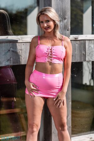 Gina Barrett in Pink Lady at Skin Tight Glamour