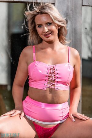 Gina Barrett in Pink Lady at Skin Tight Glamour