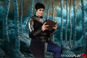 Jewelz Blu in Dragon Age Inquisition A XXX Parody at VR Cosplay X