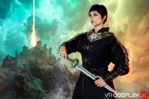 Jewelz Blu in Dragon Age Inquisition A XXX Parody at VR Cosplay X